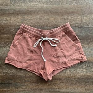 Aerie high waist drawstring cozy shorts